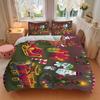 Christmas Decorations Presents Printed 3pcs Bedding Set Soft Microfiber 1 Duvet Cover And 2 Pillowcases Home Bedroom Decor Xmas Gift K1326