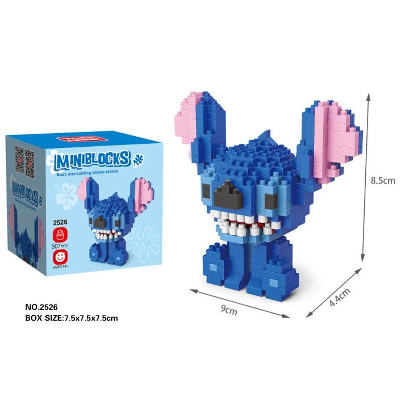 

236-313pcs Stitch Construction Blocks Toy Diamond Bricks Lilo Stitch Doll Figurines Children Birth Date Gifts great for daily use No box