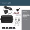 1 Set 4 Sensors Buzzer 22mm Car Parking Sensor Kit Reverse Backup Radar Sound Alert Indicator Probe System 12V Free Shipping