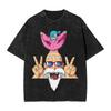 Master Roshi Dragon Ball Printed Tshirt Mens and Womens Washed Tshirt High Quality Vintage Cotton Tshirt Harajuku Tops