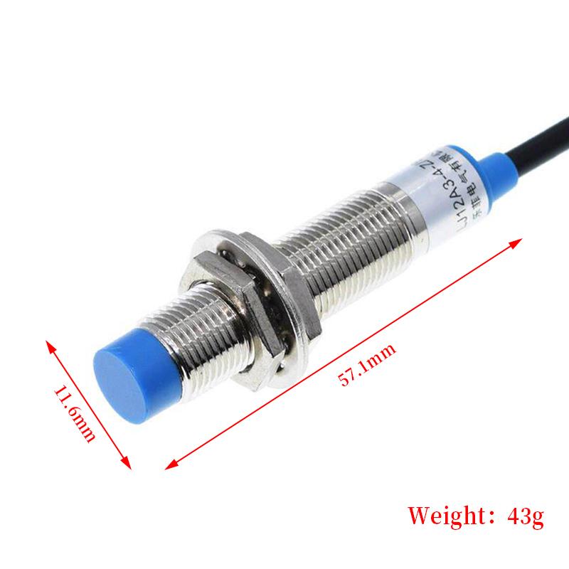 LIZAO LJ12A3-4-Z/BX/BY Inductive Proximity Switch, 1.2m Cable SN04-N Metal Detector for Position Sensing & PLC