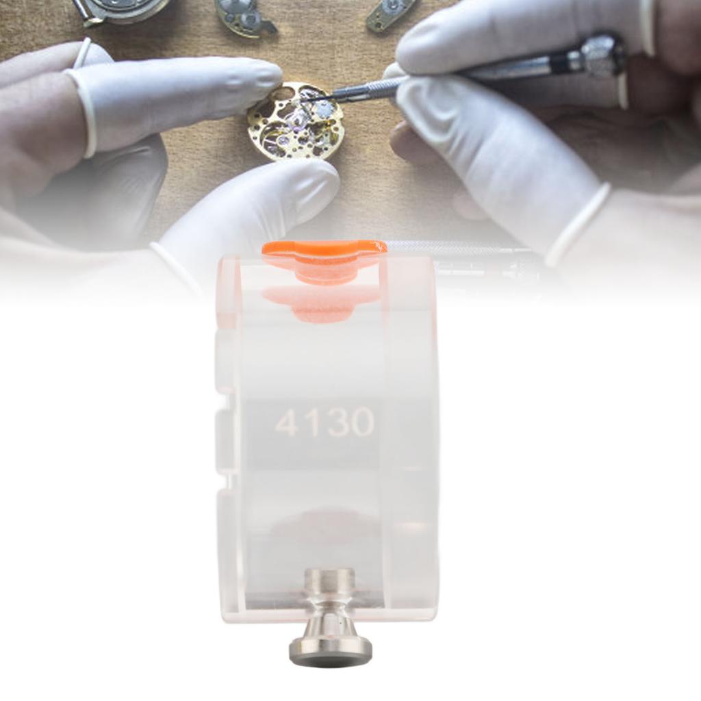 Watch Movement Holder Fixture Workstand Double Sided Watch Movement Clamp Holder for Watchmaker