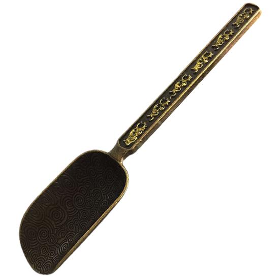 Tea Shovel Food Grade Reusable Zinc Alloy Portable Chinese Kung Fu Tea Scoop Kitchen Supplies