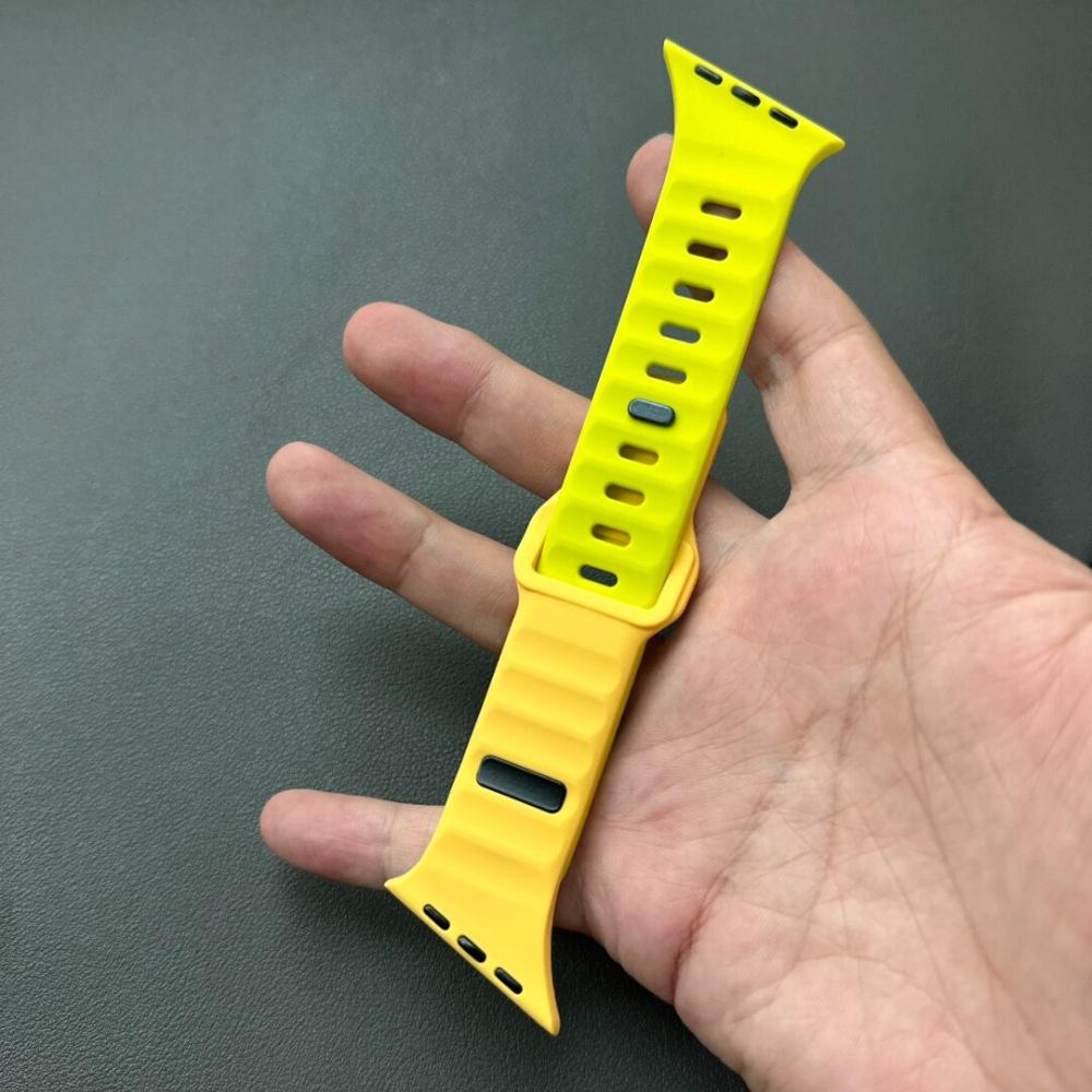 Irregular diagonal cut Sport Band For Apple Watch Ultra3 11 10 9 8 7 6 SE Soft Silicone Lightweight Bracelet Strap For iWatch 46MM 42MM 44MM 45MM 49MM