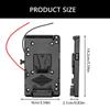 Universal V Lock Battery Plate V-mount Camera Power Supply Adapter Board for Video Cameras and Stabiliser Kits