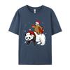 Santa Sloth Riding Panda Lover Funny Tshirts Tees Coupons Funny Tshirt Cotton Boy T Shirt Leisure Luxury T Shirt
