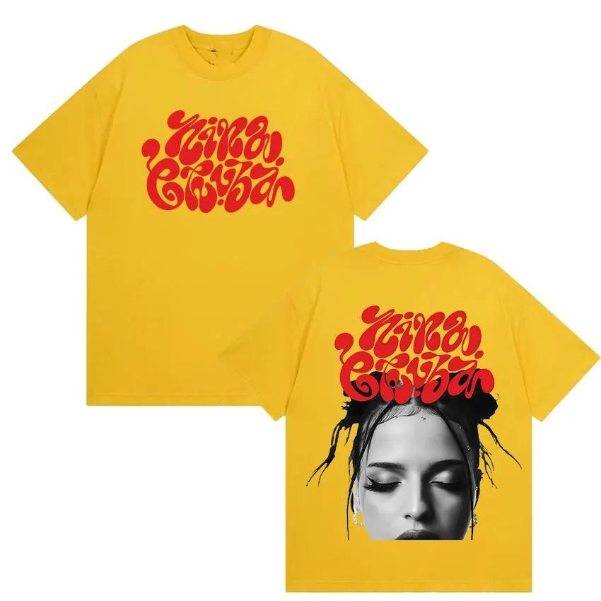 

Nina Chuba Album Tour 2026 Print T Shirt Men Women Hip Hop Clothing Short Sleeve T-shirts Retro Fashion Oversized Cotton T-shirt S дубильна кора