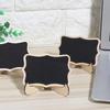10pcs Mini Chalkboards Wooden Signs Blackboards Message Board for Wedding Party Decoration