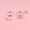 Five-Pointed Star Bead Caps, Bead Frames, Suitable for DIY Jewelry Making, Necklace, Bracelet, Earring Connectors