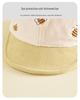 Children's Cute 3D Bee Sun Hat Baseball Cap - Windproof Toddler Outdoor Hat