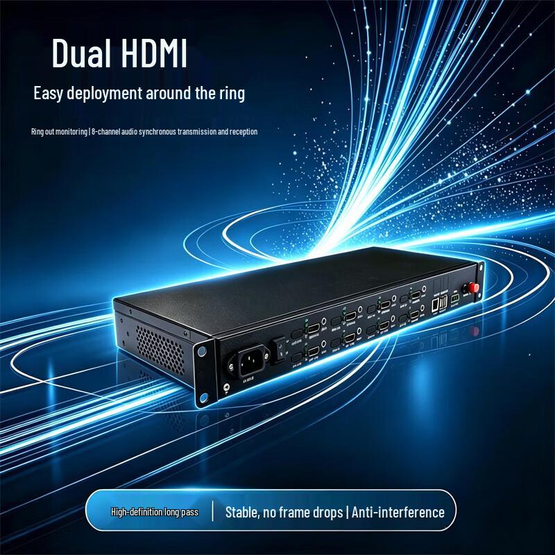 Guangyu Star Continent 4-Channel Bidirectional HDMI Fiber Optic Transceiver