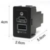 Car Quick Charger TYPE-C PD USB Interface Socket Charging Outlet Power Adapter for Suzuki SX4 Swift Vitara New Alto Ciaz Splash