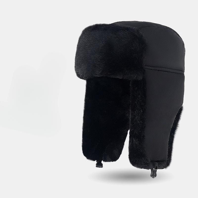 Herrenhüte Herbst und Winter Lei Feng Hüte mittleren Alters und ältere Outdoorhüte winddichte Reithüte Damenohrenschutz und warme Pilotenmützen