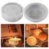Heart Cake Shape Silicone Molds DIY Resin Candlestick Molds Jewelry Storage Box Table Ornament Making Tool Easy To Clean
