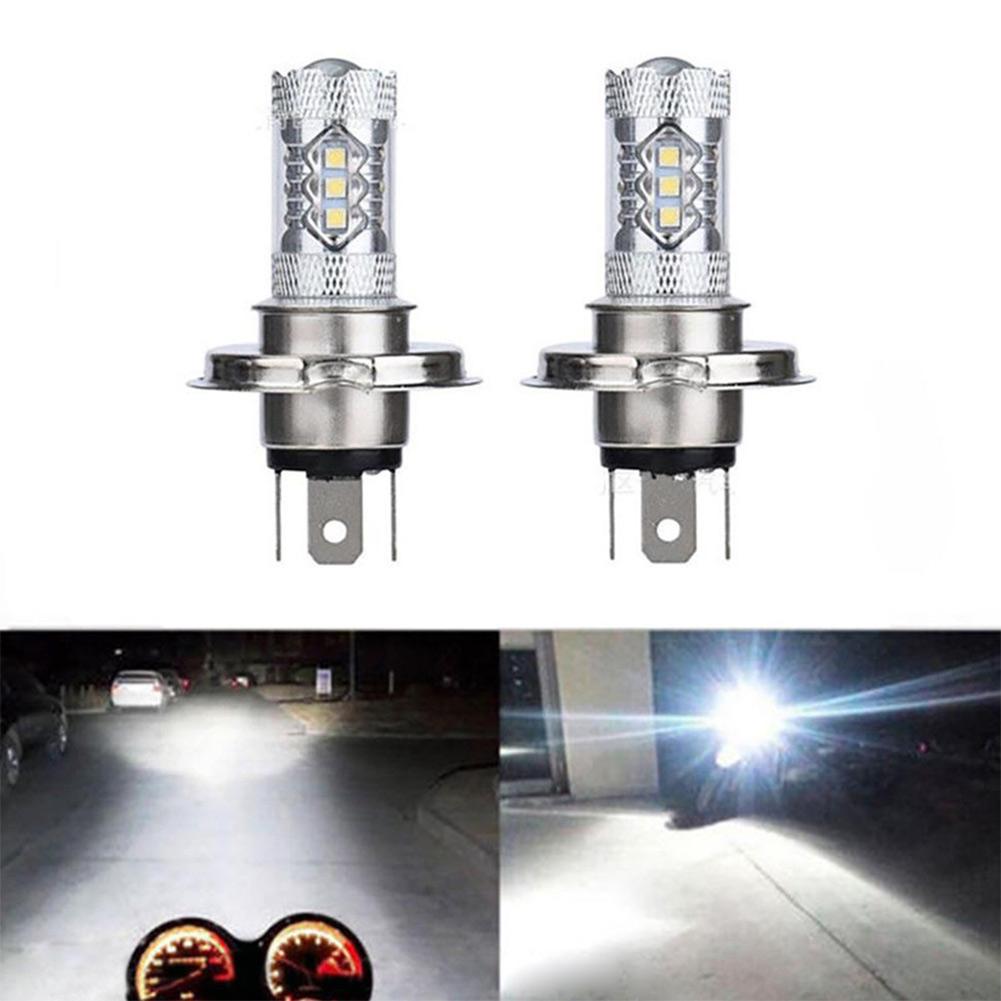 2Pcs H4 Led Bulb Car Headlight Motorcycle H4 Auto Fog Lamps 9003 HB2  Light 12v 80W 6500K Light Headlight Bulb Signal