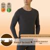 Unisex Lambswool Underwear Set with Fleece Lining & Thick Fabric for Autumn/Winter.