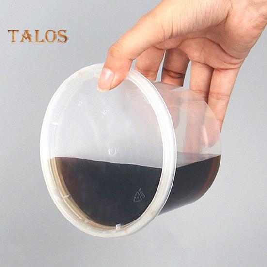 20Pcs Food Storage Box with Airtight Lid Round Clear Food Grade BPA-Free Freezer Microwave Safe Meal Prep Deli Takeaway Food Packing Container