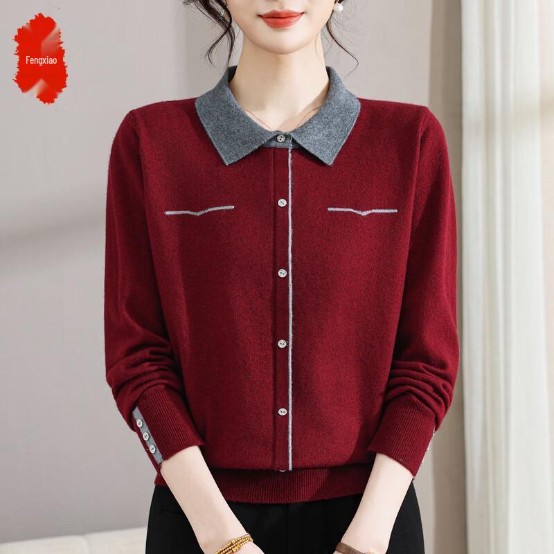 Chic Women s Spring Knit Cardigan Sweater XL