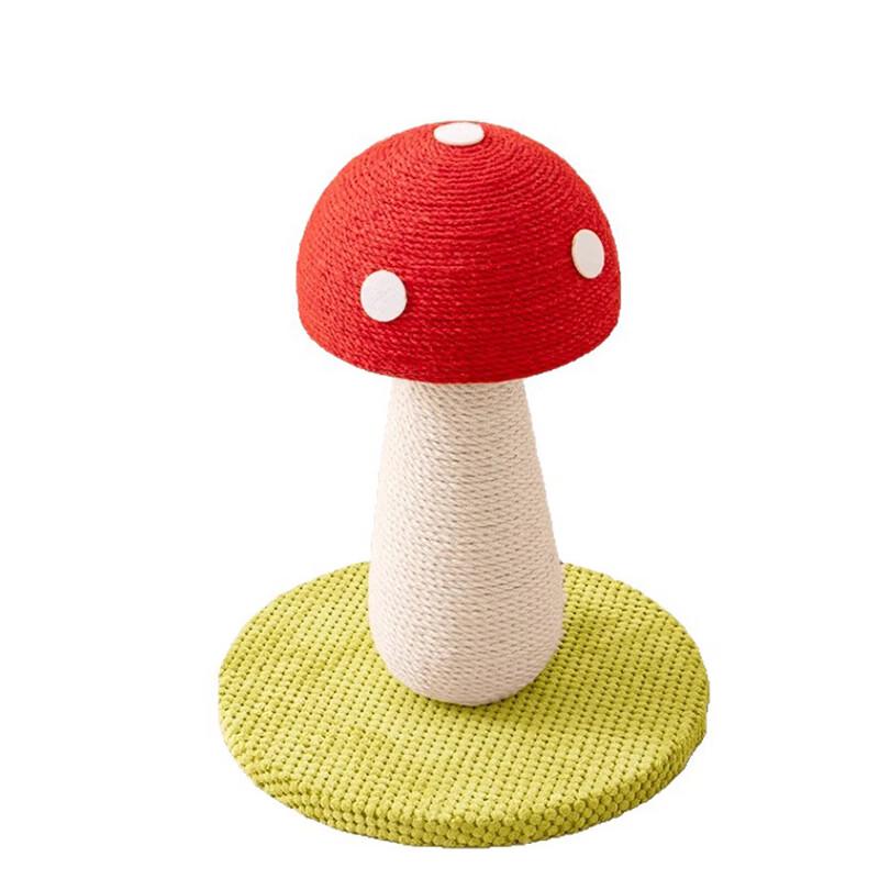 Fēnggētú Red Mushroom Sisal Cat Scratcher