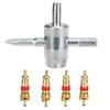 Valve Core Remover, Tire Valve Removal Tool | Valve Adjustment Tool High Strength Tire