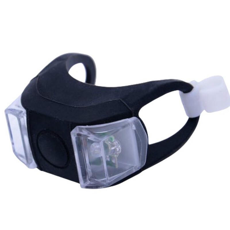 Lishi Silicone Double-Eye Frog Bicycle Safety Light