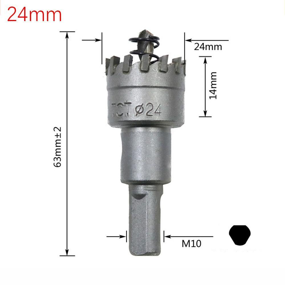 Hard Alloy TCT Hole Saw 16~35mm Carbide Tip Cutter High Hardness Drill Bit  Aluminum Alloy