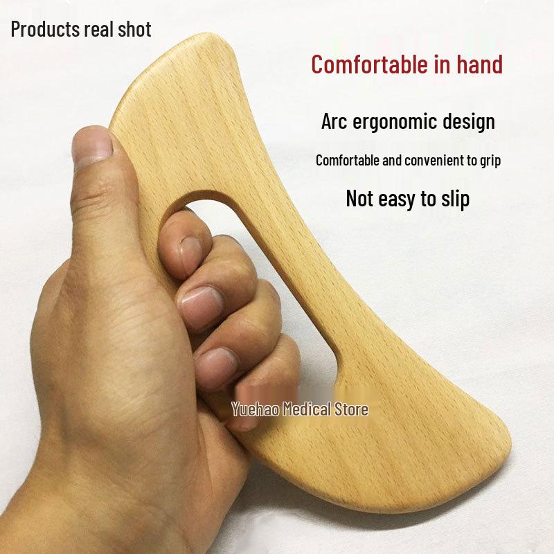 Beech Wood Gua Sha Board for Full Body Massage