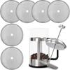 Stainless Steel French Press Filter Screens Reusable Fine Mesh For Home Coffee Brewing