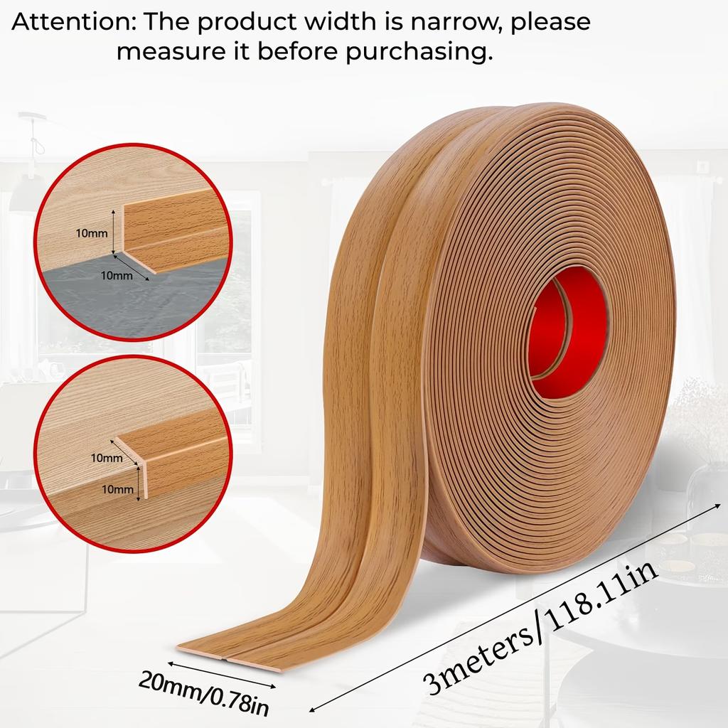 1PC 2cmx3meters Stick Wall Trim Molding, Flexible Corner Trim Moulding Inside & Outside Wall Corner Protector for Wall Edge