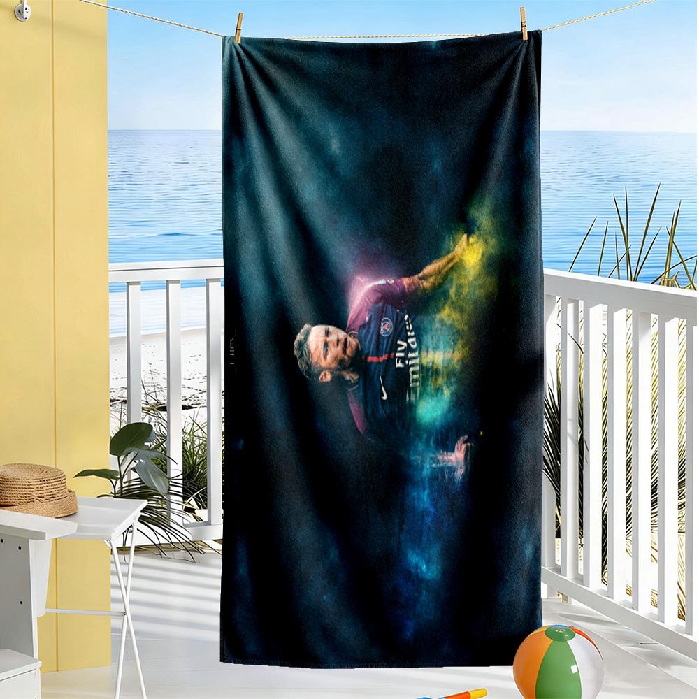 Passion Football Celebration Beach Towel Quick-Dry Soft Microfiber Comfortable Lightweight