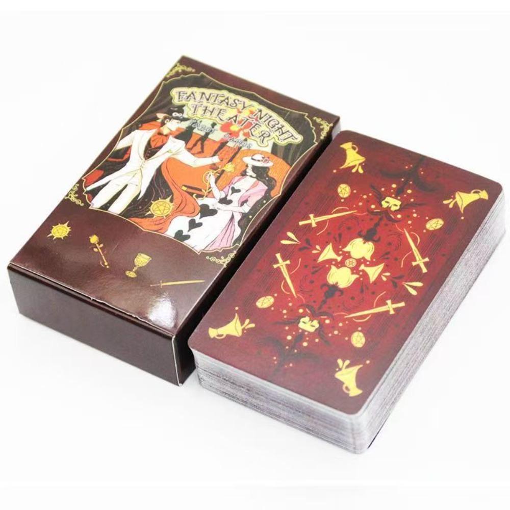 Fantasy Night Theater Tarot 78 Pcs Cartoon Tarot Cards Based on RWS 10.3*6cm