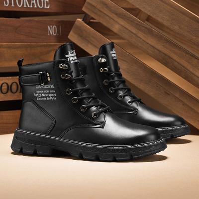 Men's Shoes Autumn New Men's Martin Boots Versatile Shoes Non-slip and Wear-resistant Thick-soled Desert Bumblebee Boots