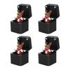 1/2/4Pcs Christmas Middle Finger In A Box Ornament Pop-up Santa Claus Reindeer Snowman Box Desktop Decoration Tricky Props Gag Prank Gift