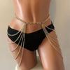 Elegant & Vintage-Inspired Golden Chain Fringe Waist Chain for Women - Chic Bikini Body Jewelry Accessory, Perfect for Daily Wear & Parties, Party Acc