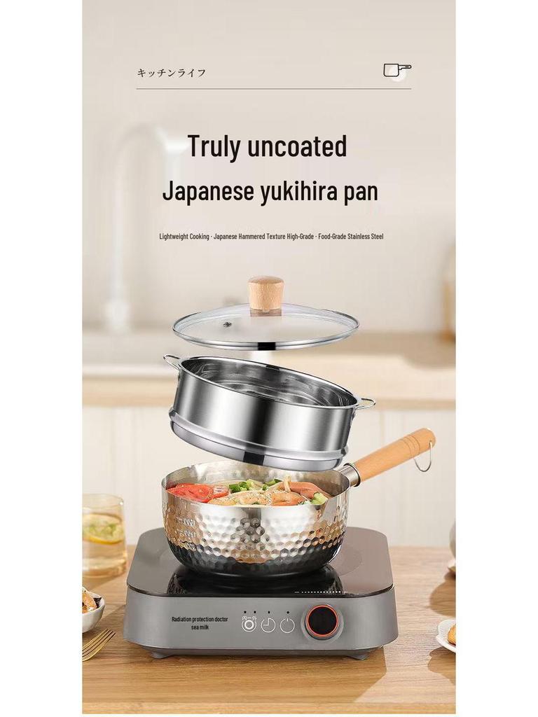 Multifunktionaler Antihaft-Topf aus Edelstahl für Suppe, Milch und Babynahrung