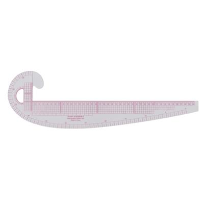 58cm 6501 Curved Ruler High Accuracy Transparent Body Plastic Curved Ruler Sewing for Sewing Pattern Design