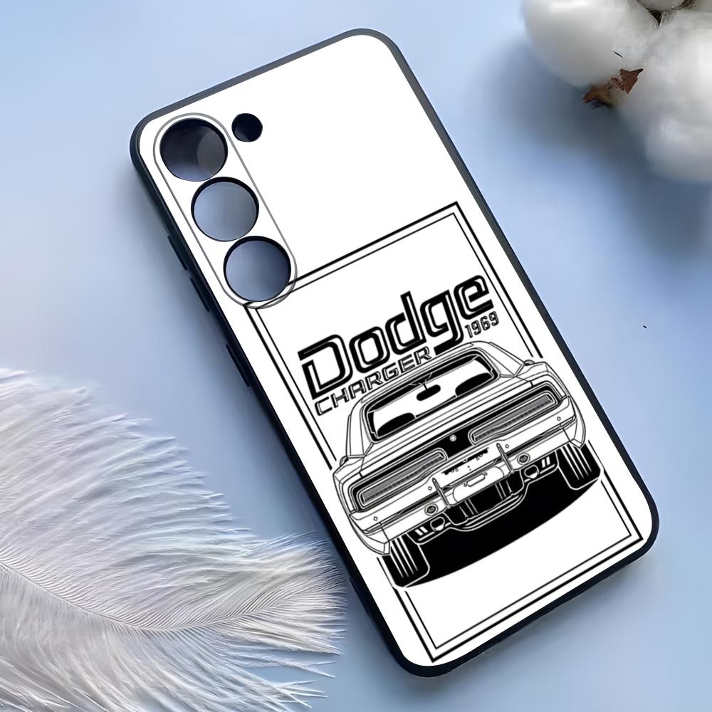 D-dodges Car Phone Case For Samsung S25 Ultra S24 S23 S22 S21 S20 Plus Fe Galaxy A54 A53 A34 A25 Silicone Cover