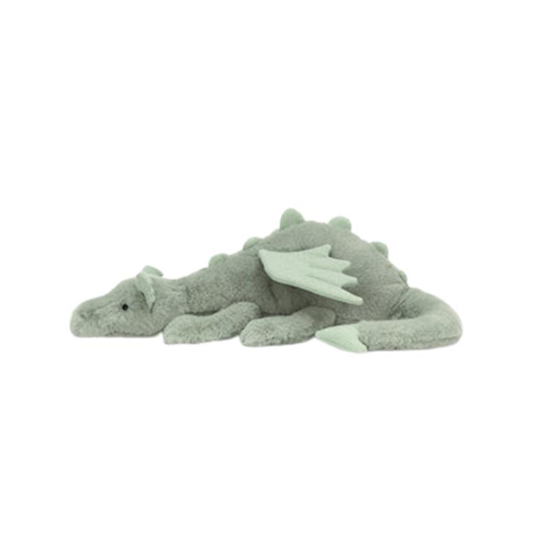 JELLYCAT Mythical Animals Series Holy Dragon Soothing Green Doll Plush Doll 12cm/19cm Height 50cm/66cm Length