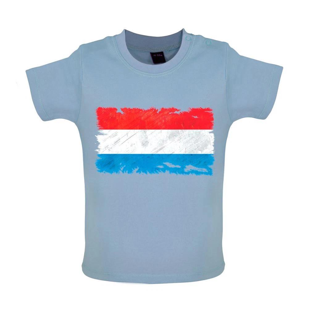 

Luxembourg Grunge Style Flag - Baby Kids Boys Girls Unisex T-Shirt / Babygrow - Country Love Live Town 160