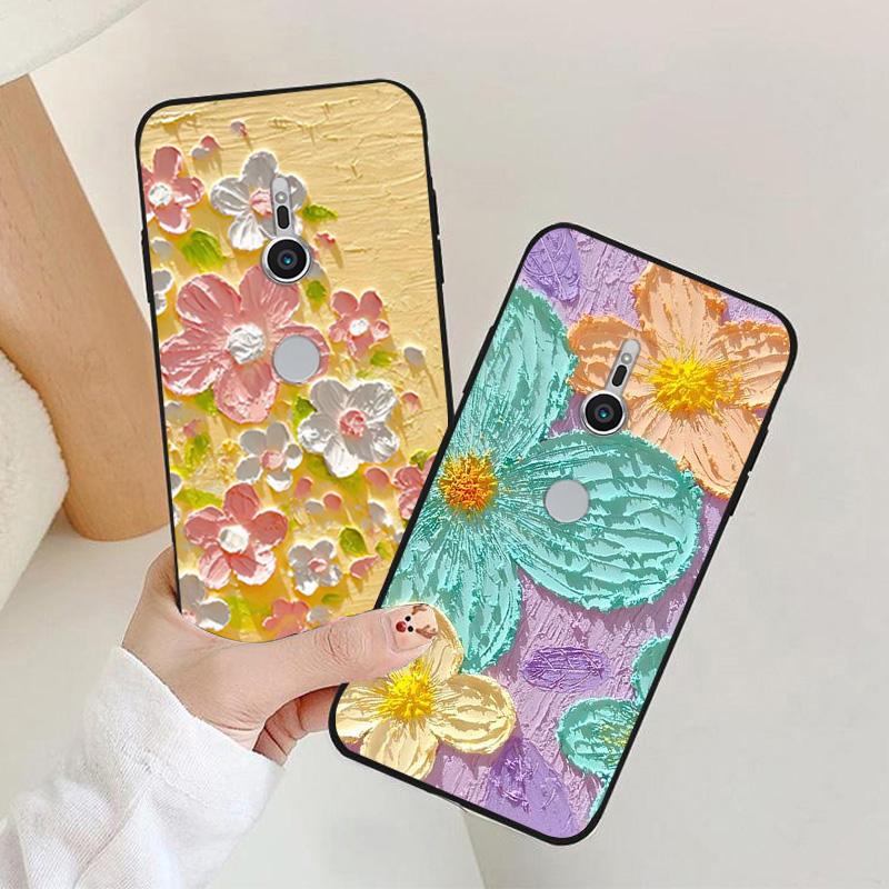 For Sony Xperia XZ1 XZ2 XZ4 Phone Case astronaut Cartoon Silicone Back Cover For Sony XZ2 XZ 4 2 1 X XA2 XA3 Plus Funda Coque