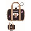 Sanrio SchoolBag Style Mini Bag Keychain Hello Kitty Black