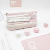 Transparent Pen Bag Double Layer Large Capacity Portable Student Stationery Supplies Junior High School Study Stationery Bag