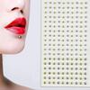 165/180Pcs Fake Nose Studs Crystal Rhinestones Stick On Body Gems No Piercing Decor For Face Lip DIY Festival Accessories
