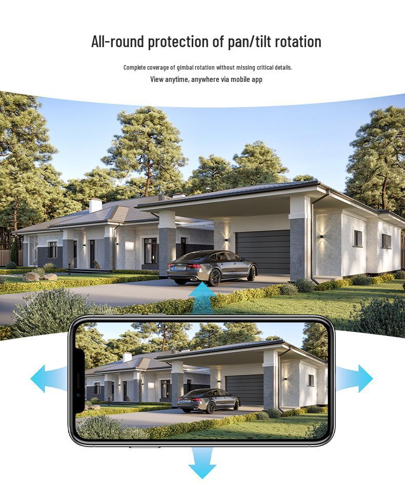 ICSEE P11 WiFi Dual-Screen 360° Surveillance Camera