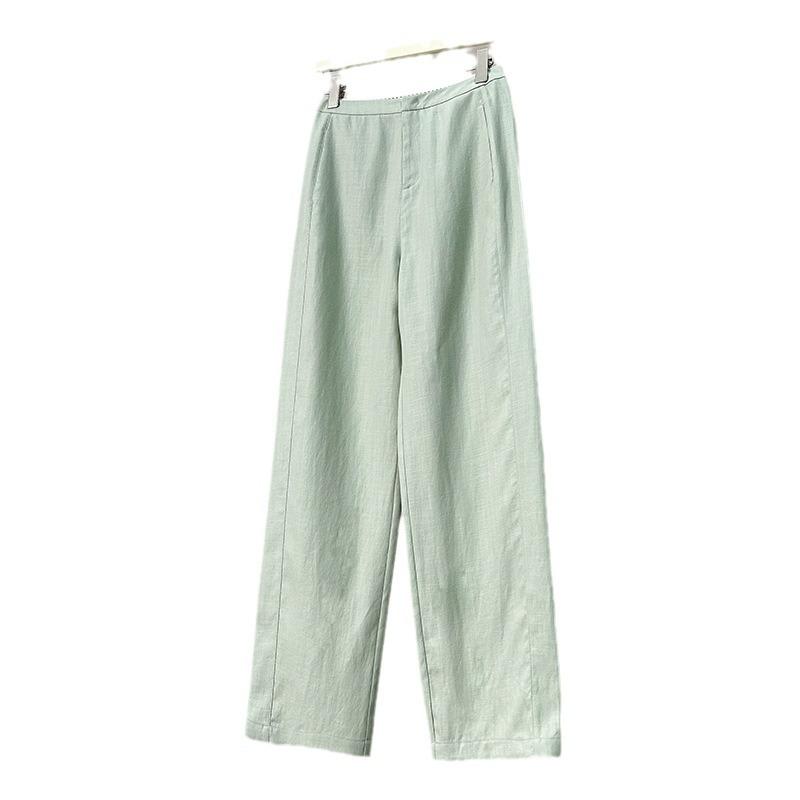 Wide Leg Pants Women's New Summer Thin Style Dragging and Lazy Casual Pants