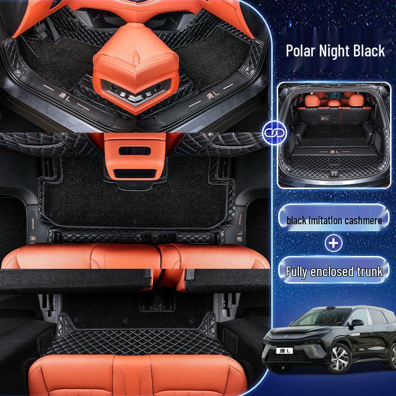 Floor Mats for 25 BYD Tang L Models - Custom-Fit, Modified Interior Mats for Tang L DMI and EV