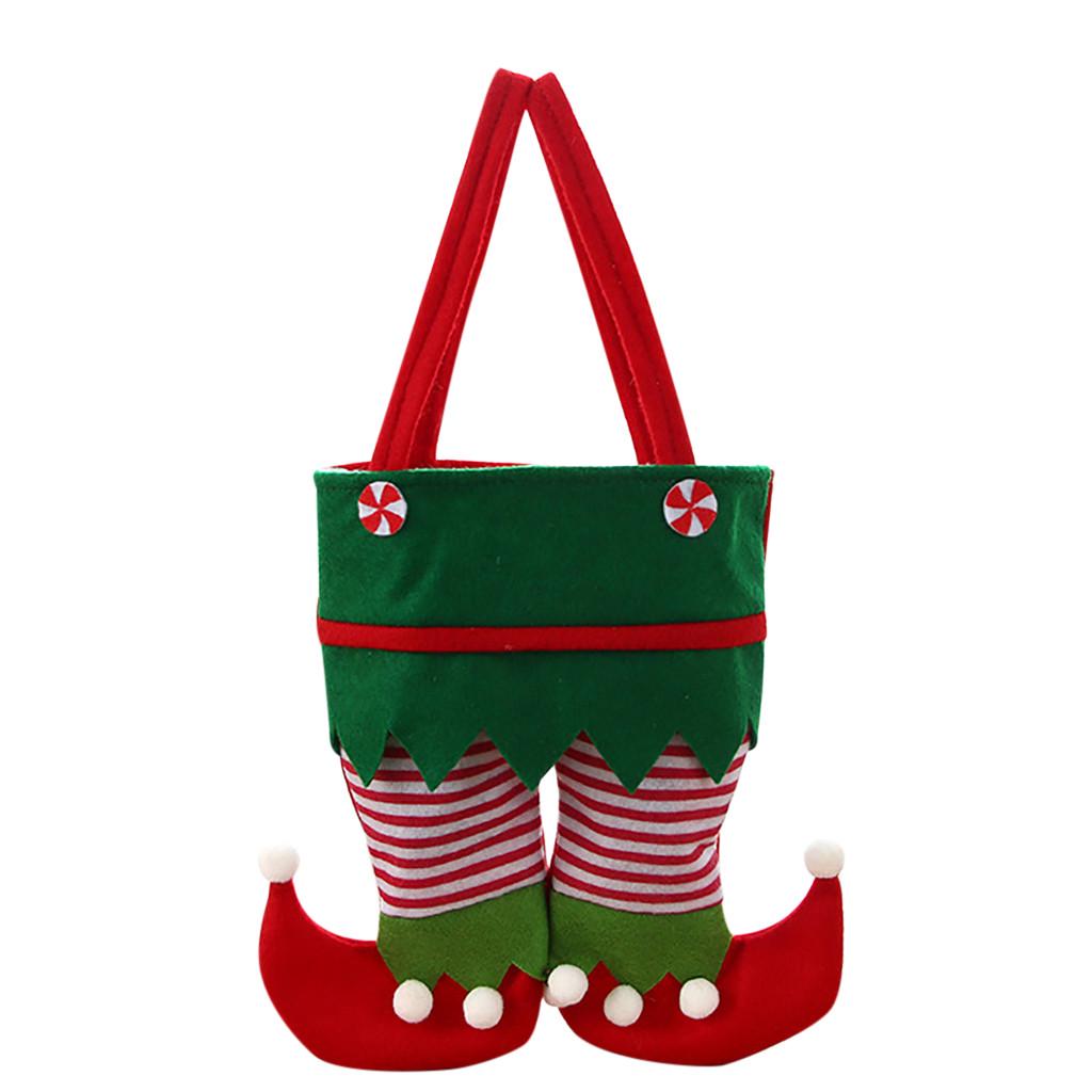 Home Grocery Bag Storage Dispenser Mesh Kitchen Organizer Chirstmas