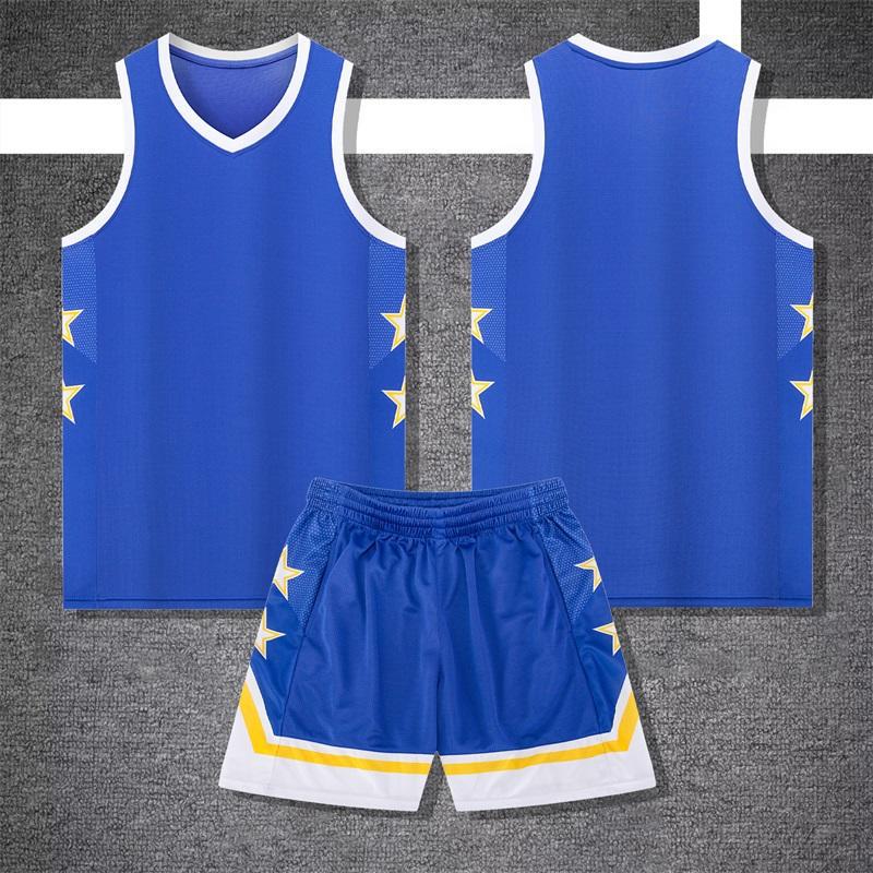 New American Middle School Team Four-Point Narrow Shoulder Quick-Dry Basketball Uniforms