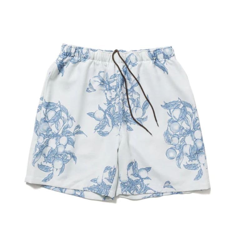 SALUD Шорты мужские с цветочным принтом, размер L, серые