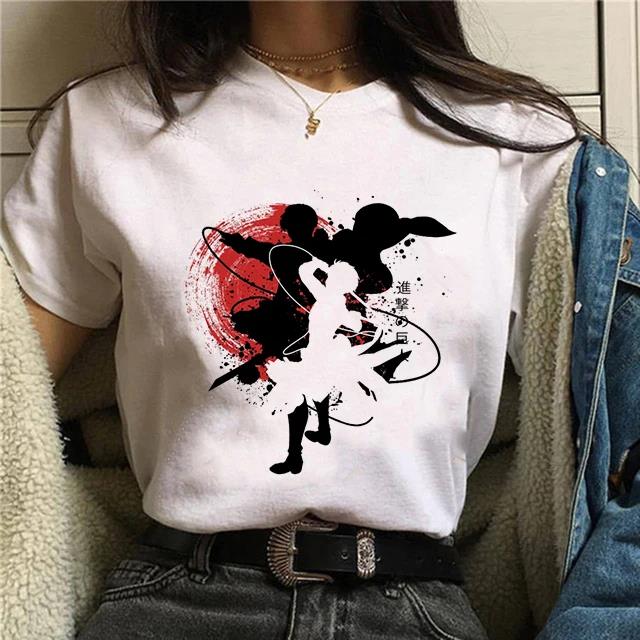 Japanese Anime Attack on Titan Final Season 4 Eren Yeager T Shirt Unisex Women Fashion Casual Short Sleeve Plus Size Unisex T Shirt